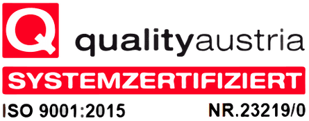 Logo Quality Austria Iso 9001:2015 Norm